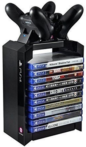 Numskull PS4 Games Tower + Dual Charger